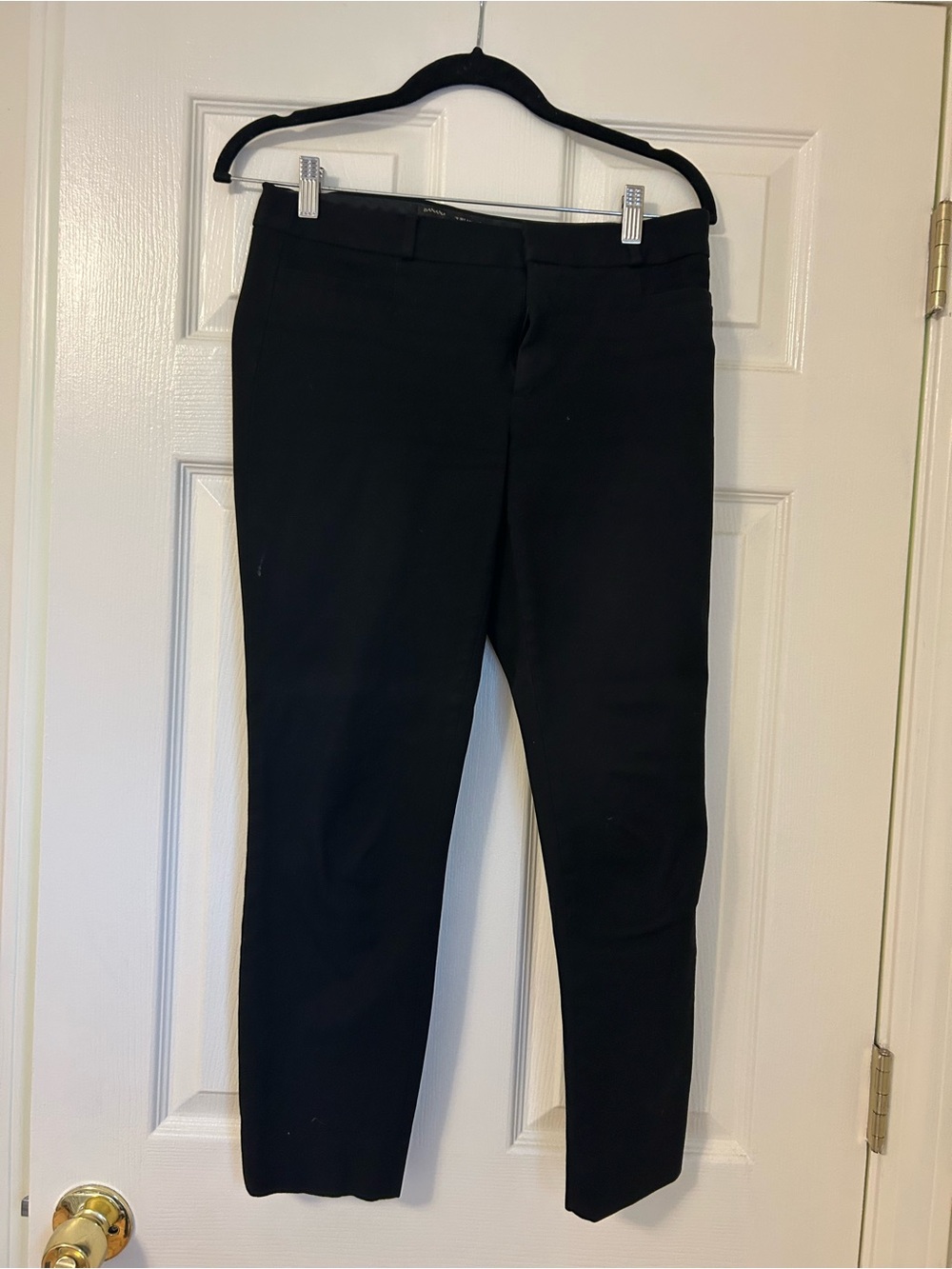 Banana Republic Sloan Black Dress Pants - Classic Slim Fit